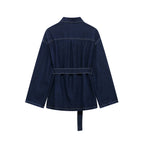 Belted Denim Set