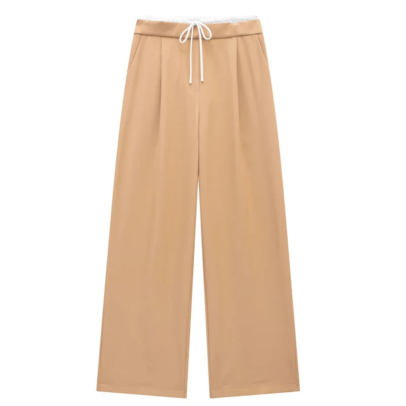 Relaxed Wide Leg Pants