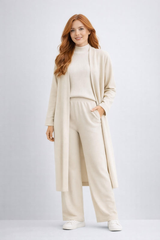 UMIA Soft Knit Three-Piece Lounge Set